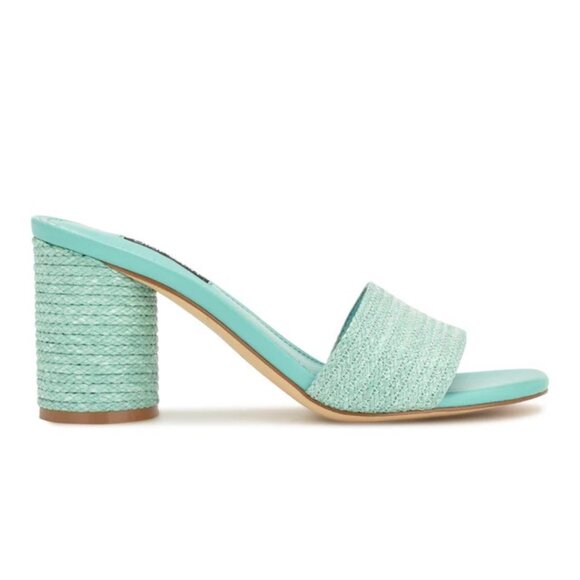 Nine West Mapeli Heeled Slide Sandals - Picture 2 of 8